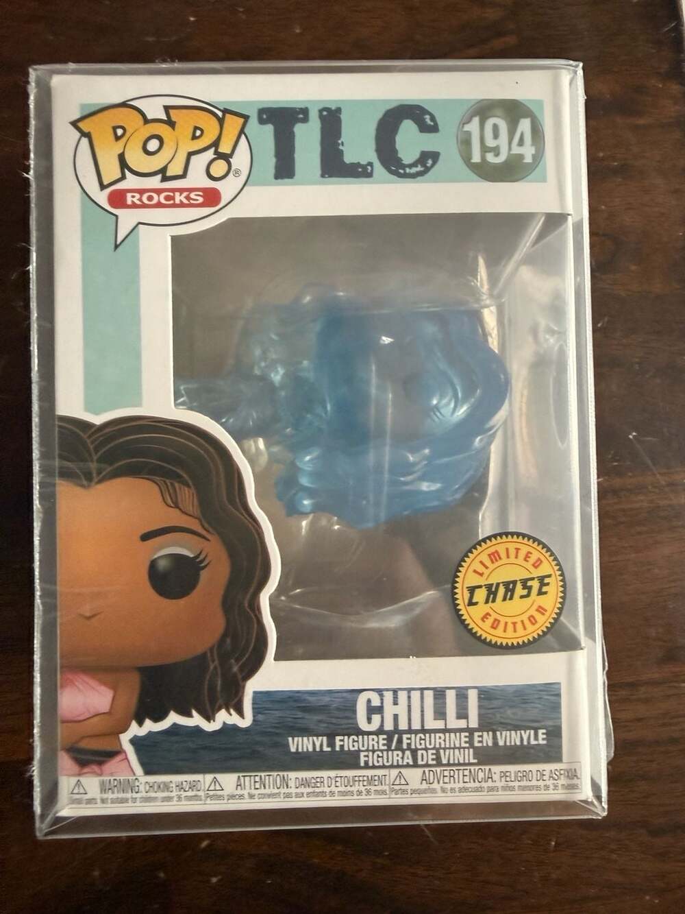 Funko POP! Rocks: TLC - Chilli #194 Translucent Chase Limited Edition Vinyl Figu